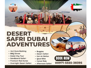 Hot Air Balloon Adventures Dubai  / +971555538395