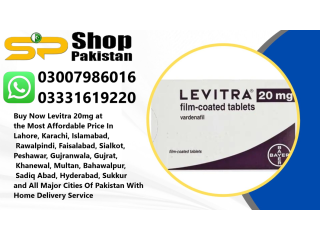 Buy Levitra 20mg Tablets at Good Price In Jaranwala