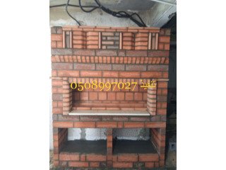 بناء فرن حجري فرن بيتزا فرن معجنات