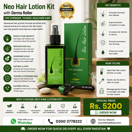 neo-hair-lotio-kit-with-derma-roller-for-hair-growth-in-pakistan-03003778222-big-0