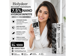 Holydeer Recovery Toothpaste 7.5% Nano Hydroxyapatite | 03003778222
