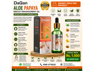 Aloe Papaya Breast Enlargement Oil In Pakistan | 03003778222